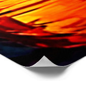 炎の鹿のスタンスクリムゾンスタグシーン ポスター (角)