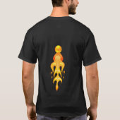 炎の黄金ドラゴンボール Tシャツ (裏面)