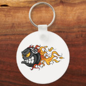 炎の8球 キーホルダー (正面)