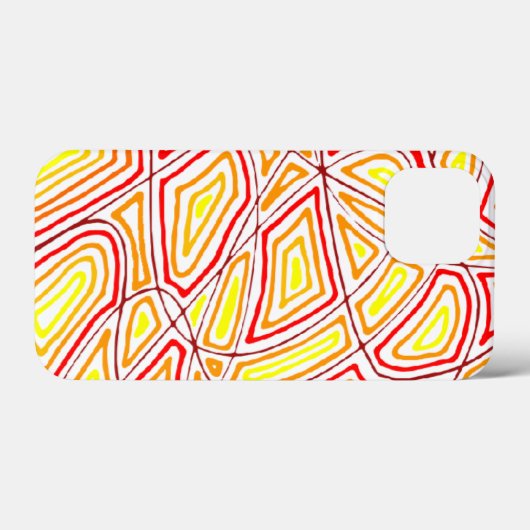 炎のiPhoneケース Case-Mate iPhoneケース (裏面 (横))