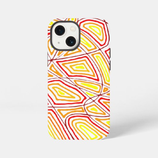 炎のiPhoneケース iPhoneケース (裏面)