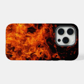 炎のiPhone 15ケース iPhoneケース (裏面横)