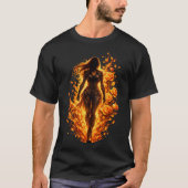 炎をくぐり抜ける Tシャツ (正面)