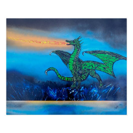 炎を吐くドラゴン ポスター