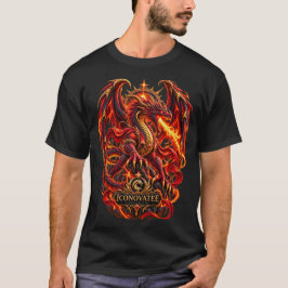 炎を吐くドラゴンTシャツ - エピック+神話+ファンタジー Tシャツ