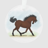 炎を放つベイホース オーナメント (正面)