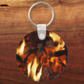 炎を燃やすキーチェーン キーホルダー (正面)