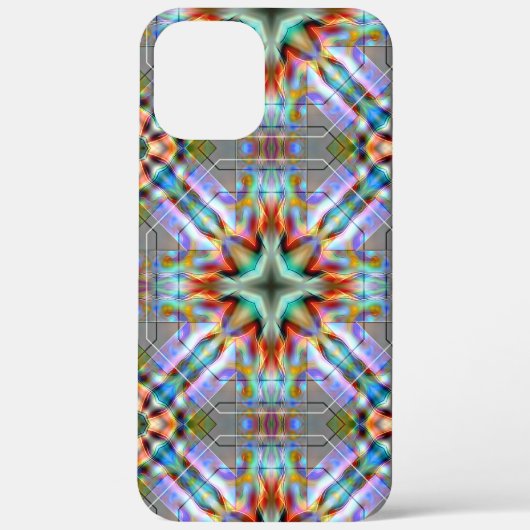 炎を生み出す交差線とオレンジ色の斑点 Case-Mate iPhoneケース (裏面)