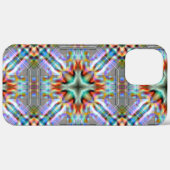 炎を生み出す交差線とオレンジ色の斑点 Case-Mate iPhoneケース (裏面 / 右)