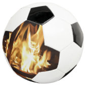 炎を通して サッカーボール (3/4)
