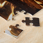 炎を通して ジグソーパズル (側面)