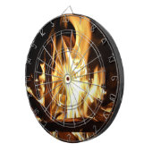 炎を通して ダーツボード (正面右)