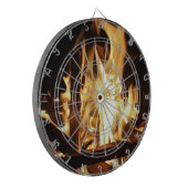 炎を通して ダーツボード (正面左)