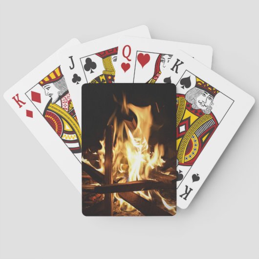 炎を通して トランプ (裏面)