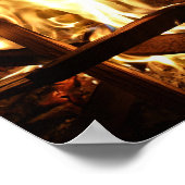 炎を通して ポスター (角)