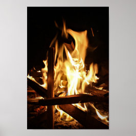炎を通して ポスター