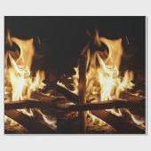 炎を通して ラッピングペーパー (フラット)