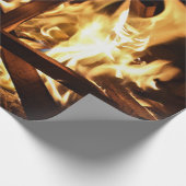 炎を通して ラッピングペーパー (角)