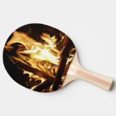 炎を通して 卓球ラケット (横)