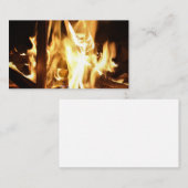 炎を通して 名刺 (正面/裏面)
