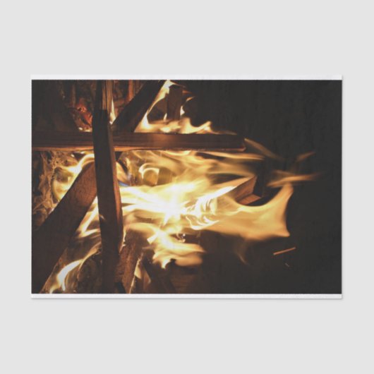 炎を通して 薄葉紙 (正面)