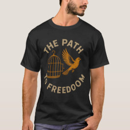 炎を通じた自由 Tシャツ