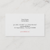 炎キャンドルスホ白熱［赤熱］光を放つップ付きキャンドル 名刺 (裏面)