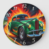 炎クラシックの改造風景をスピード化 ラージ壁時計 (正面)