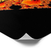 炎ジグザグポスター ポスター (角)