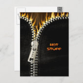 炎ジッパー ポストカード (正面/裏面)