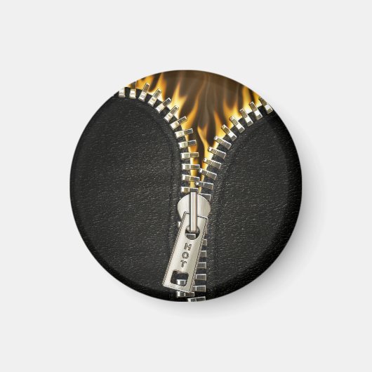 炎ジッパー マグネット (正面)