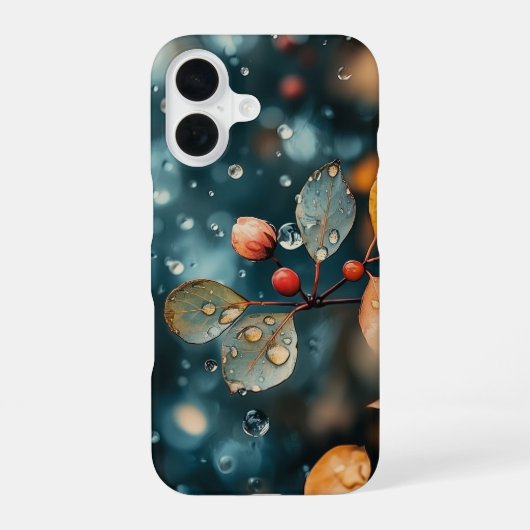 炎スパイラル iPhone 16ケース (裏面)