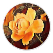 炎バラ セラミックノブ (正面)