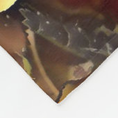 炎バラ フリースブランケット (角)