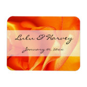 炎バラ マグネット (横)