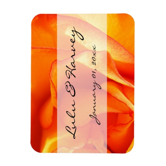 炎バラ マグネット (縦)