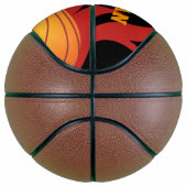 炎パーソナライズされたのバスケットボール バスケットボール (右)