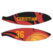 炎パーソナライズされたのバスケットボール バスケットボール (パネル)