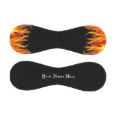 炎パーソナライズされたの野球 野球ボール (パネル)