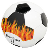 炎パーソナライズされた サッカーボール (3/4)