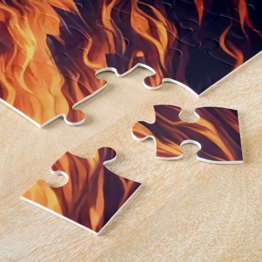 炎フクロウフェニックスアセンション ジグソーパズル (側面)