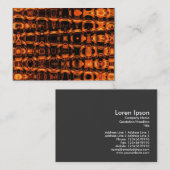 炎フラクタル波パターン 名刺 (正面/裏面)