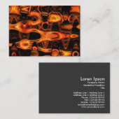 炎フラクタル波02 名刺 (正面/裏面)