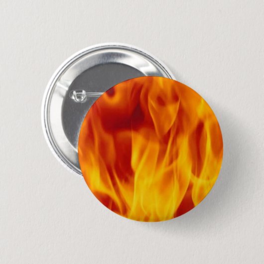 炎ボタン 缶バッジ (正面&裏面)