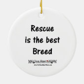 炎ポイントシャムの子ネコのオーナメント セラミックオーナメント (裏面)