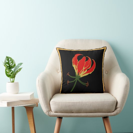 炎ユリGloriosa クッション (椅子)