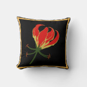 炎ユリGloriosa クッション (正面)