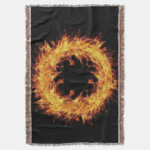 炎リングや輪 スローブランケット (正面縦)