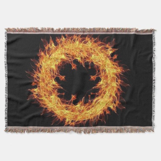 炎リングや輪 スローブランケット (正面)