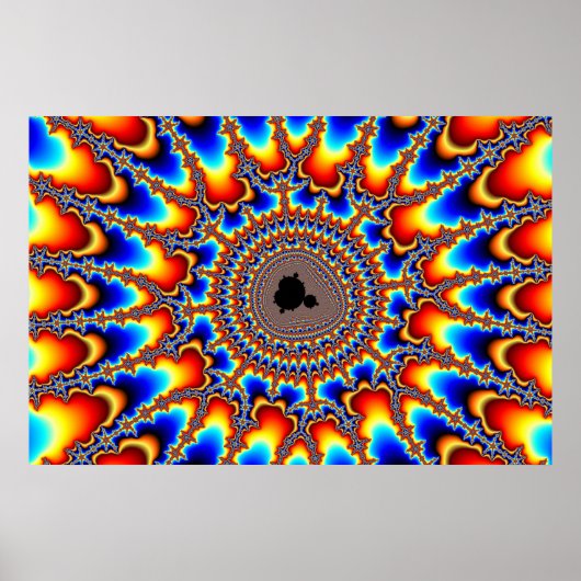 炎リングや輪 ポスター (正面)